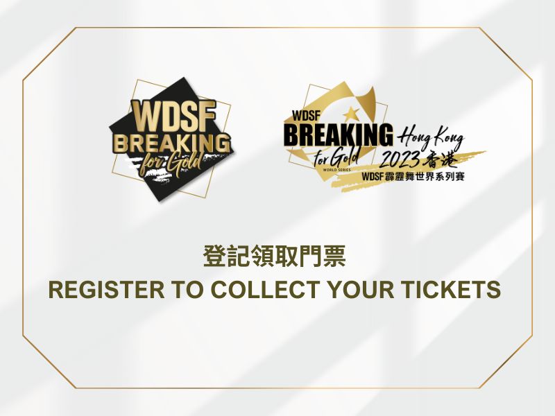 Register to collect your tickets